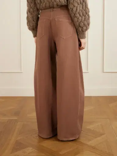 Brunello Cucinelli Embellished High-rise Wide-leg Jeans | Thumbnail 4 Brunello Cucinelli Embellished High-rise Wide-leg Jeans | Thumbnail 4