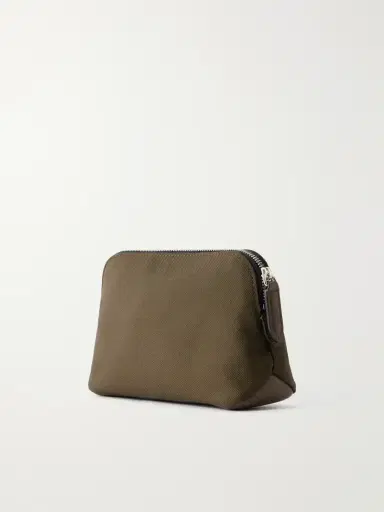 Smythson Norton Leather-trimmed Canvas Pouch | Thumbnail 2