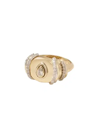 L’Atelier Nawbar Sun Down 18-karat Gold Diamond Pinky Ring | Thumbnail 1 L’Atelier Nawbar Sun Down 18-karat Gold Diamond Pinky Ring | Thumbnail 1