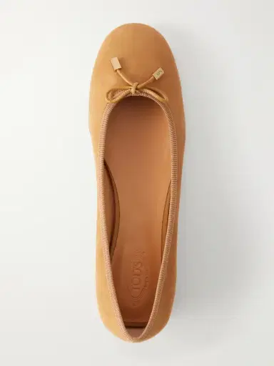 Tod's Suede Ballet Flats | Thumbnail 6 Tod's Suede Ballet Flats | Thumbnail 6