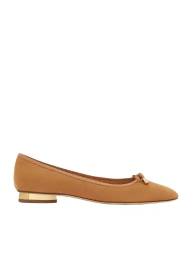 Tod's Suede Ballet Flats | Thumbnail 1 Tod's Suede Ballet Flats | Thumbnail 1