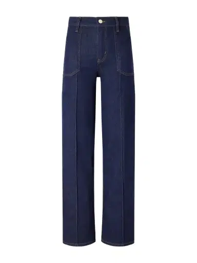 Frame Le Slim Palazzo Pintuck Pocket High-rise Wide-leg Jeans | Thumbnail 1 Frame Le Slim Palazzo Pintuck Pocket High-rise Wide-leg Jeans | Thumbnail 1