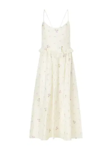 Alessandra Rich Floral-print Silk-taffeta Midi Dress | Thumbnail 1