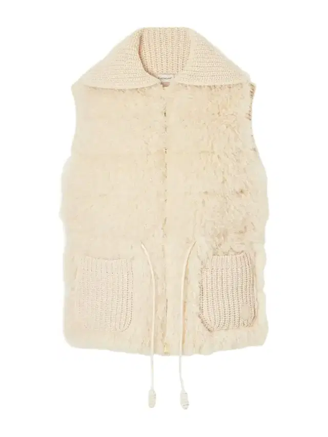 Moncler Teddy Wool And Cashmere-blend Plush Down Vest