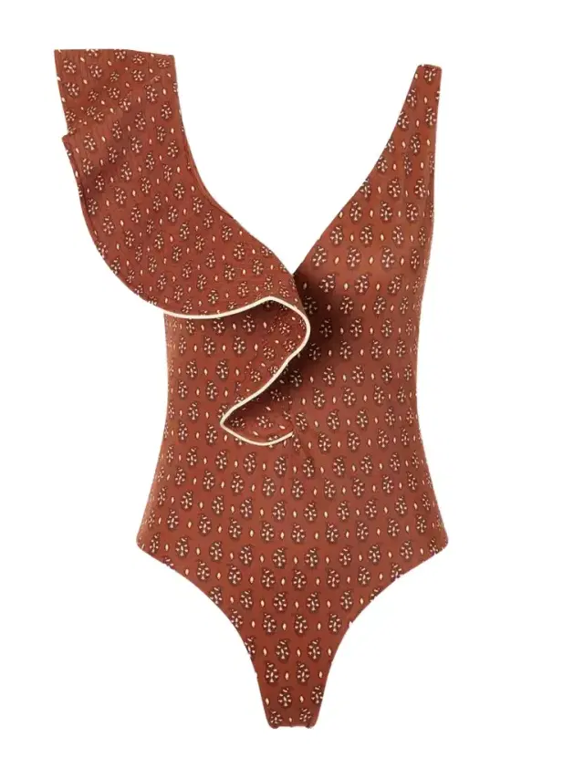 Johanna Ortiz Boleros Printed Recycled Swimsuit