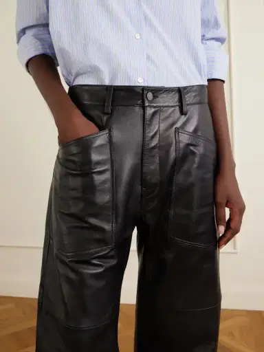 Nili Lotan Shon Leather Barrel-leg Pants | Thumbnail 4 Nili Lotan Shon Leather Barrel-leg Pants | Thumbnail 4