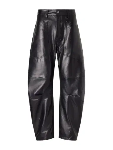 Nili Lotan Shon Leather Barrel-leg Pants | Thumbnail 1 Nili Lotan Shon Leather Barrel-leg Pants | Thumbnail 1