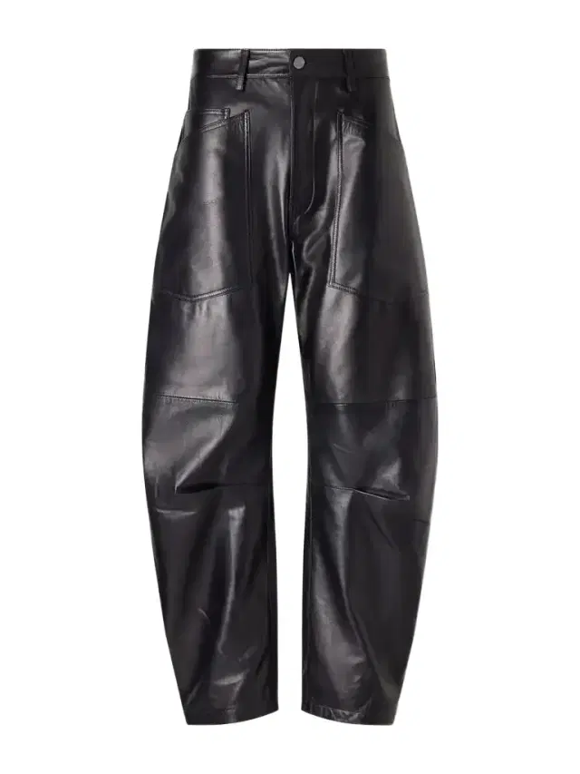 Nili Lotan Shon Leather Barrel-leg Pants