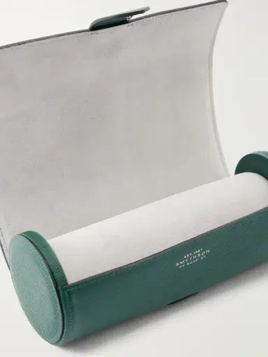 Smythson Panama Leather Watch Case | Thumbnail 4