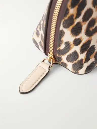 Smythson Panama Leopard-print Leather Cosmetics Case | Thumbnail 3 Smythson Panama Leopard-print Leather Cosmetics Case | Thumbnail 3