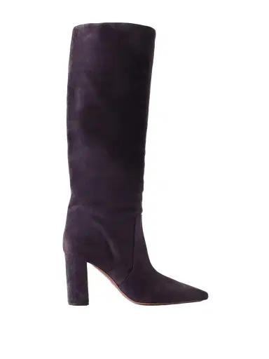 Paris Texas Anja 85 Suede Knee Boots | Thumbnail 1 Paris Texas Anja 85 Suede Knee Boots | Thumbnail 1