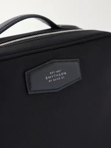 Smythson Norton Leather-trimmed Canvas Jewelry Case | Thumbnail 3 Smythson Norton Leather-trimmed Canvas Jewelry Case | Thumbnail 3