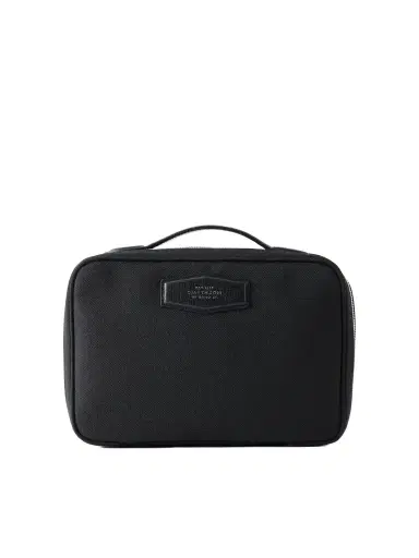 Smythson Norton Leather-trimmed Canvas Jewelry Case | Thumbnail 1 Smythson Norton Leather-trimmed Canvas Jewelry Case | Thumbnail 1