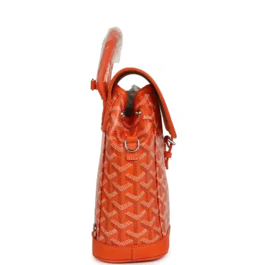 goyard Goyard Goyardine Canvas Orange Mini Alpin Backpack Palladium Hardware | Thumbnail 3 goyard Goyard Goyardine Canvas Orange Mini Alpin Backpack Palladium Hardware | Thumbnail 3