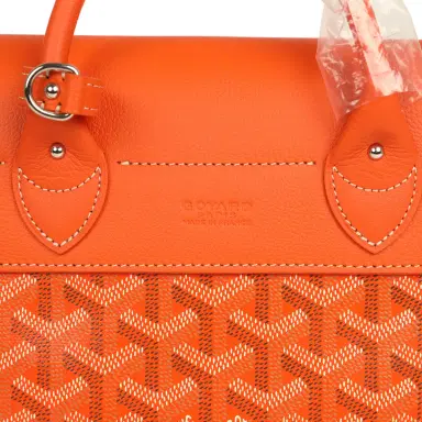 goyard Goyard Goyardine Canvas Orange Mini Alpin Backpack Palladium Hardware | Thumbnail 7 goyard Goyard Goyardine Canvas Orange Mini Alpin Backpack Palladium Hardware | Thumbnail 7