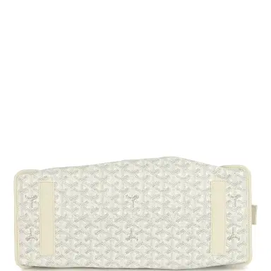 goyard Goyard Goyardine White Hardy PM Bag Palladium Hardware | Thumbnail 7 goyard Goyard Goyardine White Hardy PM Bag Palladium Hardware | Thumbnail 7