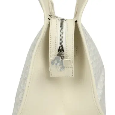 goyard Goyard Goyardine White Hardy PM Bag Palladium Hardware | Thumbnail 9 goyard Goyard Goyardine White Hardy PM Bag Palladium Hardware | Thumbnail 9