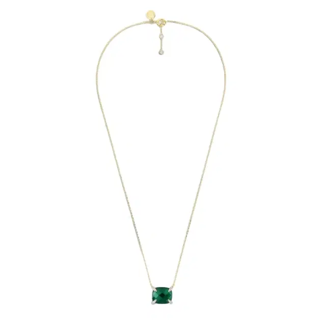 Morganne Bello Morganne Bello Friandise 18K Yellow Gold Agate & Diamond Pendant Necklace by The Solist