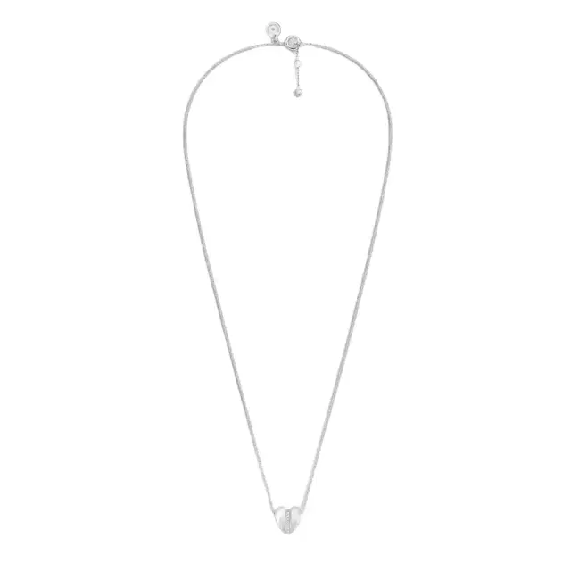 Morganne Bello Morganne Bello Infinite Love 18K White Gold Diamond Heart Pendant Necklace by The Solist
