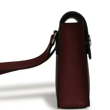 HERMÈS Hermes Hermesnap Wallet Rouge H Epsom Palladium Hardware | Thumbnail 3 HERMÈS Hermes Hermesnap Wallet Rouge H Epsom Palladium Hardware | Thumbnail 3