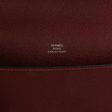 HERMÈS Hermes Hermesnap Wallet Rouge H Epsom Palladium Hardware | Thumbnail 8 HERMÈS Hermes Hermesnap Wallet Rouge H Epsom Palladium Hardware | Thumbnail 8