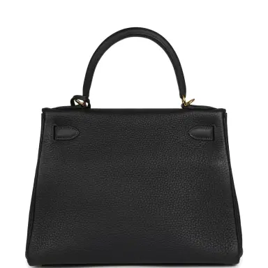 HERMÈS Pre-owned Hermes Kelly Retourne 28 Bleu Nuit Togo Gold Hardware | Thumbnail 4 HERMÈS Pre-owned Hermes Kelly Retourne 28 Bleu Nuit Togo Gold Hardware | Thumbnail 4