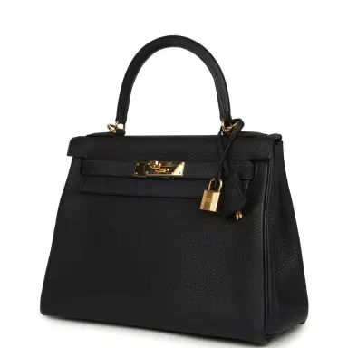 HERMÈS Pre-owned Hermes Kelly Retourne 28 Bleu Nuit Togo Gold Hardware | Thumbnail 5 HERMÈS Pre-owned Hermes Kelly Retourne 28 Bleu Nuit Togo Gold Hardware | Thumbnail 5