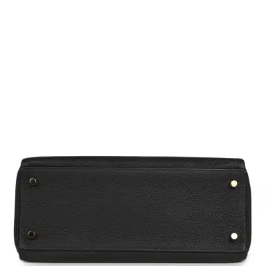 HERMÈS Pre-owned Hermes Kelly Retourne 28 Bleu Nuit Togo Gold Hardware | Thumbnail 6 HERMÈS Pre-owned Hermes Kelly Retourne 28 Bleu Nuit Togo Gold Hardware | Thumbnail 6