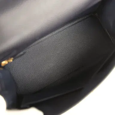 HERMÈS Pre-owned Hermes Kelly Retourne 28 Bleu Nuit Togo Gold Hardware | Thumbnail 8 HERMÈS Pre-owned Hermes Kelly Retourne 28 Bleu Nuit Togo Gold Hardware | Thumbnail 8