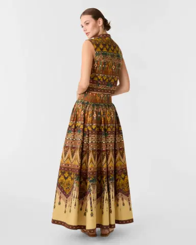 Emporio Sirenuse Andorra Top in Desert Print | Thumbnail 5