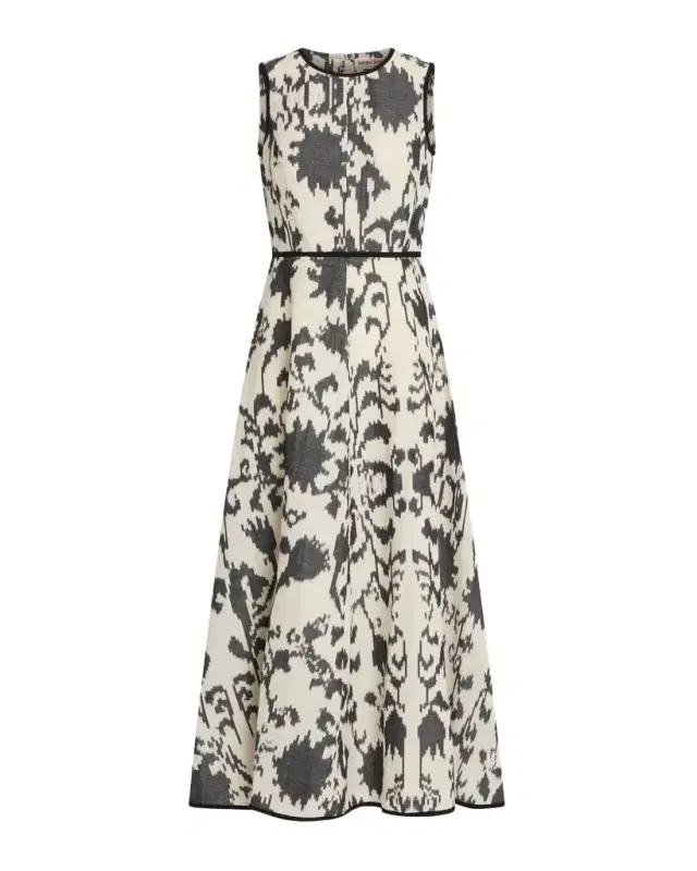 Emporio Sirenuse Clodette Dress in Ikat Blossom