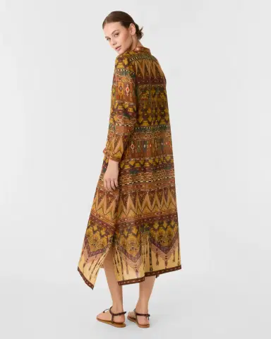 Emporio Sirenuse Giada Caftan in Desert Print | Thumbnail 5