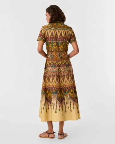 Emporio Sirenuse Giselle Dress in Desert Print | Thumbnail 5