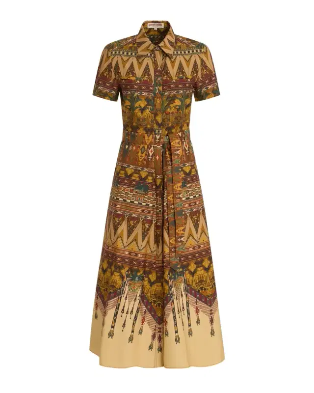 Emporio Sirenuse Giselle Dress in Desert Print