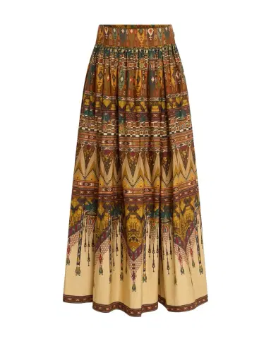 Emporio Sirenuse Ombretta Skirt in Desert Print | Thumbnail 1