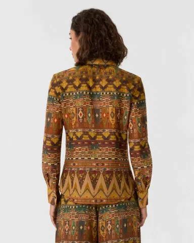 Emporio Sirenuse Patricia Shirt in Desert Print | Thumbnail 4