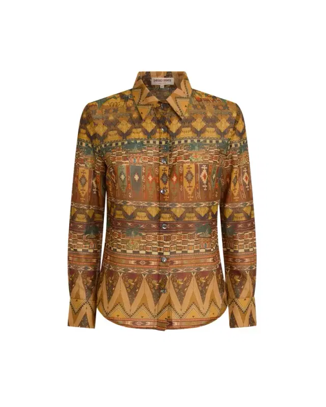 Emporio Sirenuse Patricia Shirt in Desert Print
