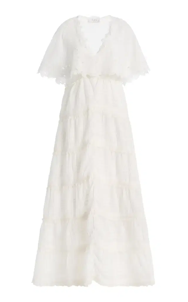 Sea Eleannora Embroidered Cotton Maxi Dress