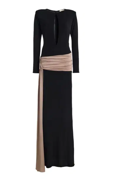 The New Arrivals Ilkyaz Ozel Exclusive Heat Crepe Maxi Dress | Thumbnail 1 The New Arrivals Ilkyaz Ozel Exclusive Heat Crepe Maxi Dress | Thumbnail 1