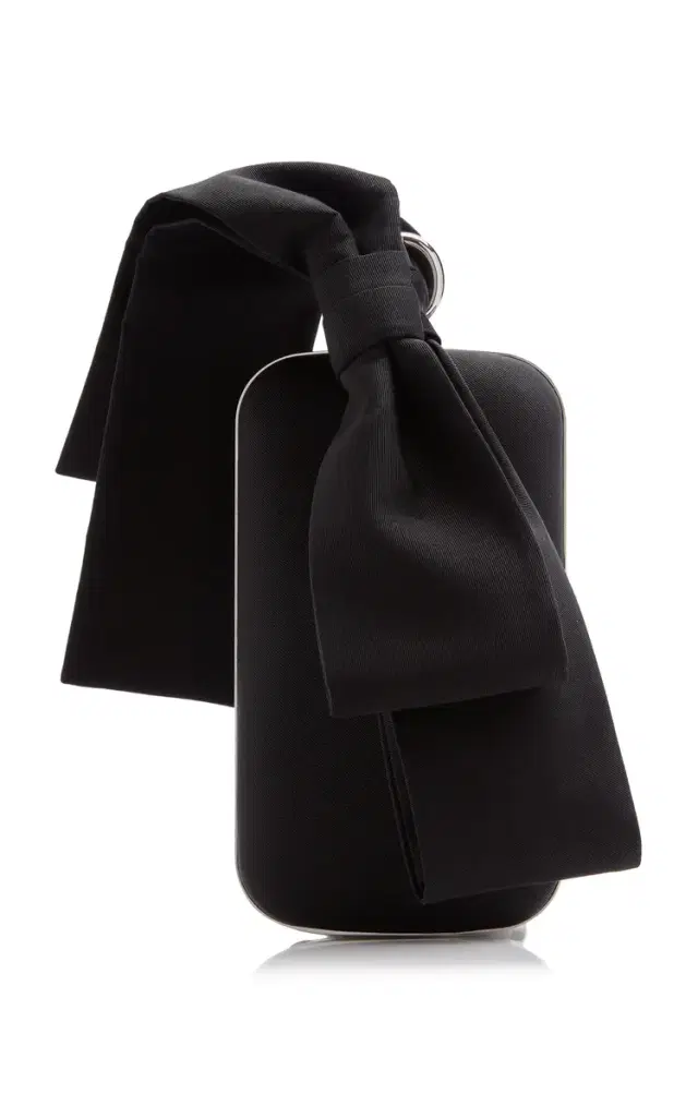 Givenchy Vertical Bow Silk-Blend Minaudiere Bag