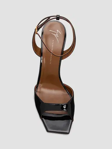 Giuseppe Zanotti Women's Mya 90MM Leather Sandals | Thumbnail 3