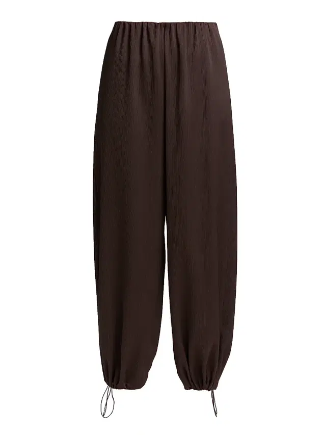 Vince Women's Plissé Crinkle Jogger Pants - Iron