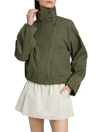 Vince Women's Sculpted Parachute Jacket - Peg Pine Grove - Size XS | Thumbnail 3 Vince Women's Sculpted Parachute Jacket - Peg Pine Grove - Size XS | Thumbnail 3