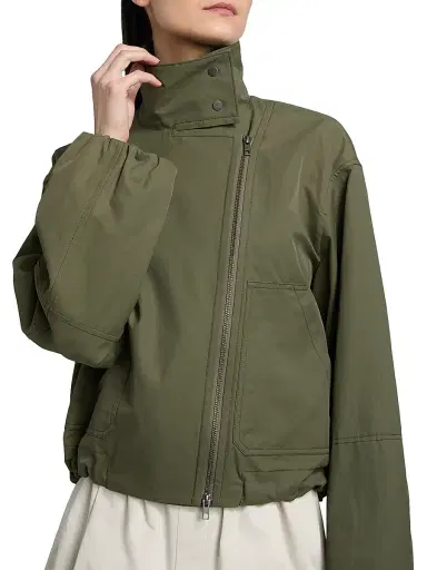Vince Women's Sculpted Parachute Jacket - Peg Pine Grove - Size XS | Thumbnail 6 Vince Women's Sculpted Parachute Jacket - Peg Pine Grove - Size XS | Thumbnail 6