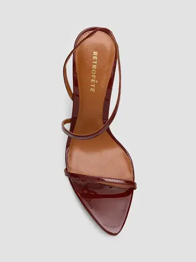 Retrofête Women's Naomi 105MM Slingback Sandals - Cigar | Thumbnail 3