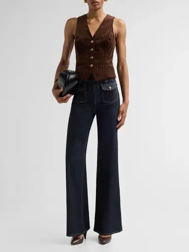 Ramy Brook Women's Fay Flap Pocket Flare Jeans | Thumbnail 2 Ramy Brook Women's Fay Flap Pocket Flare Jeans | Thumbnail 2