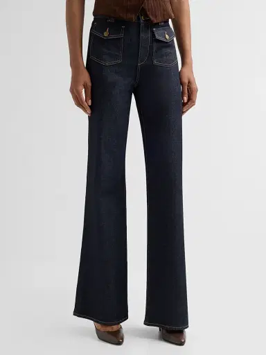 Ramy Brook Women's Fay Flap Pocket Flare Jeans | Thumbnail 4 Ramy Brook Women's Fay Flap Pocket Flare Jeans | Thumbnail 4