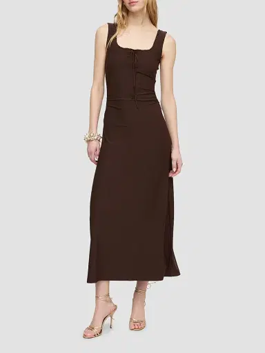 Hill House Home Women's The Coraline Dress - Chocolate - Size XXL | Thumbnail 2