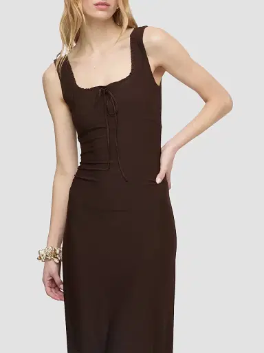 Hill House Home Women's The Coraline Dress - Chocolate - Size XXL | Thumbnail 5