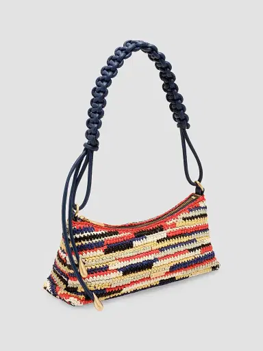 Cult Gaia Women's Osa Crochet Raffia Shoulder Bag - Rainbow Multi | Thumbnail 3 Cult Gaia Women's Osa Crochet Raffia Shoulder Bag - Rainbow Multi | Thumbnail 3
